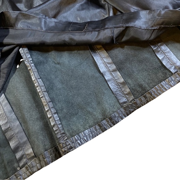 Vintage Genuine Leather Trench Coat - Picture 5 of 8